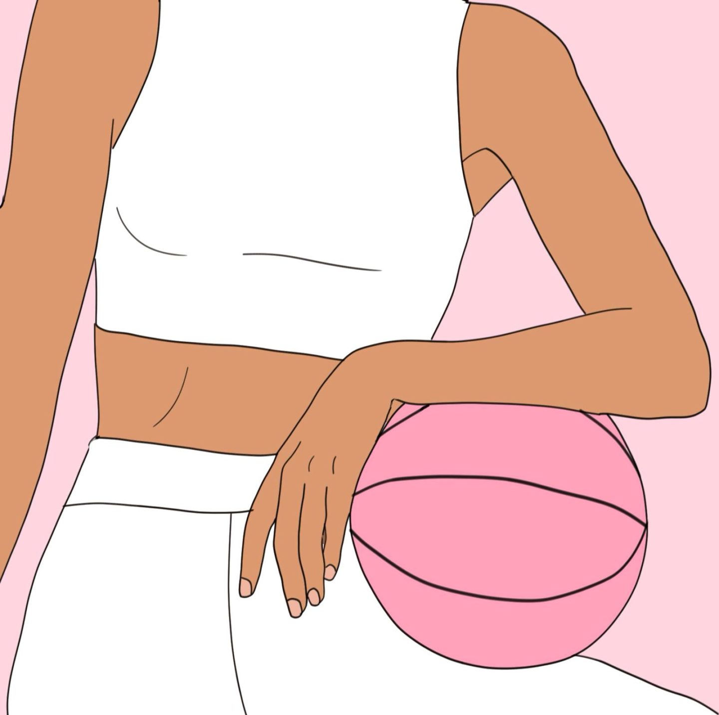 A girl basketball player trying to rid gender inequality in professional sports 